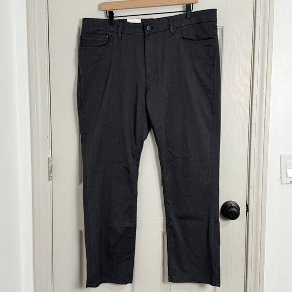 English Laundry Pants Mens 38x30 Gray 5 Pocket Straight Leg Comfort Chino - Picture 1 of 13